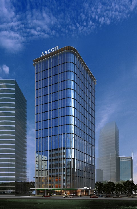 Phối cảnh căn hộ dịch vụ hạng sang Ascott Waterfront Saigon sẽ mở cửa đón khách từ 2016. 